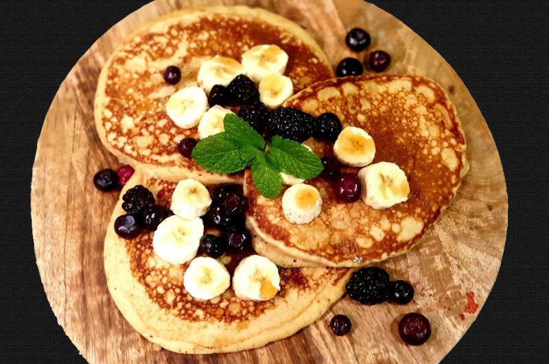 Healthy Whole-wheat Pancakes